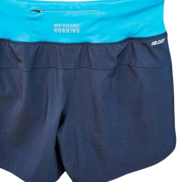 New Balance Running Shorts Activewear Navy Women's XSmall - Picture 6 of 6